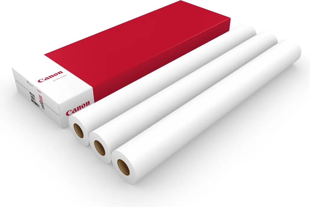 ROTOLI CARTA PLOTTER A0 CANON STANDARD 914x50 90gr &ndash; SCATOLA DA 3 ROTOLI - Foto prodotto